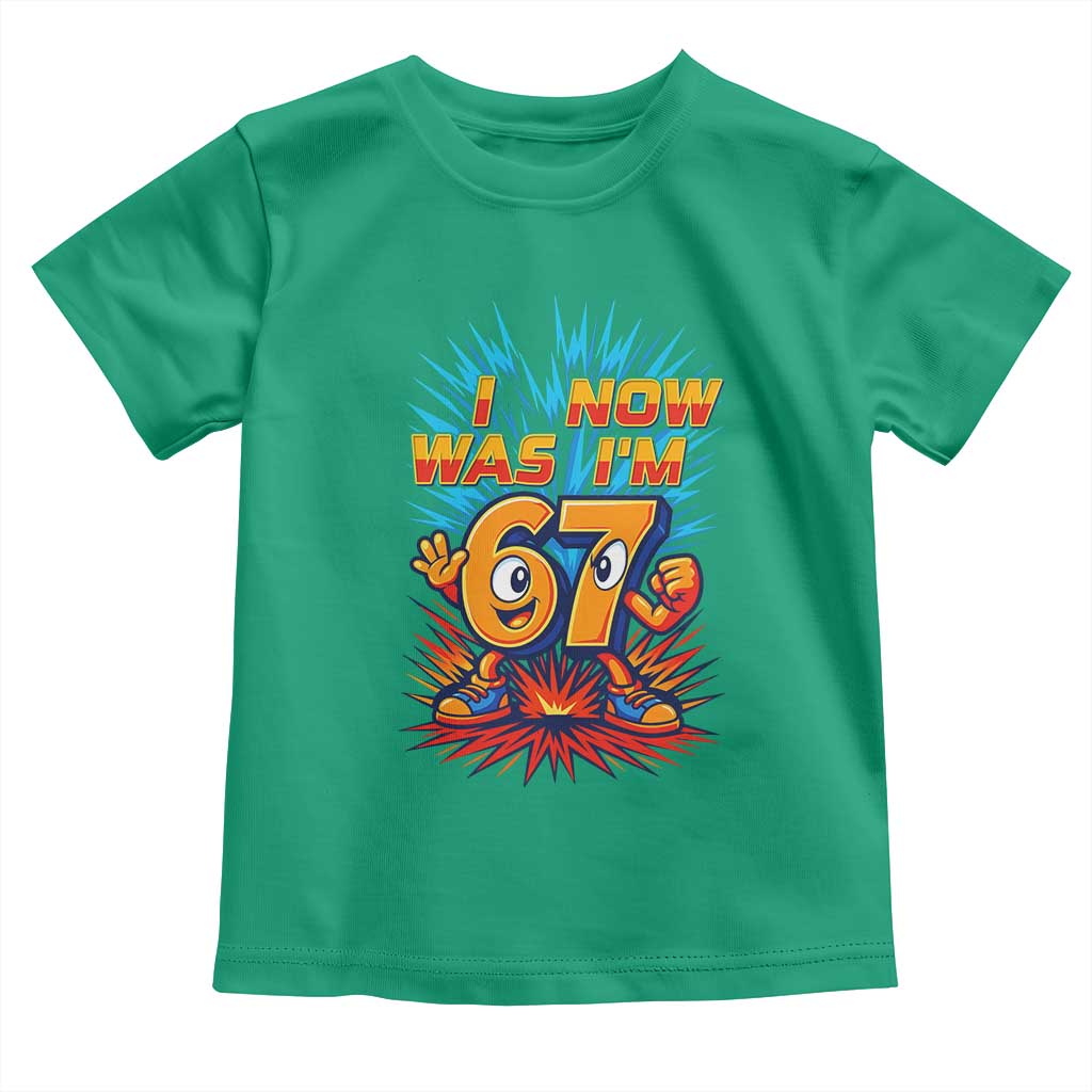 I Was 6 Now I'm 7 Italian Brainrot Meme Gift for Boy Kid Toddler T Shirt