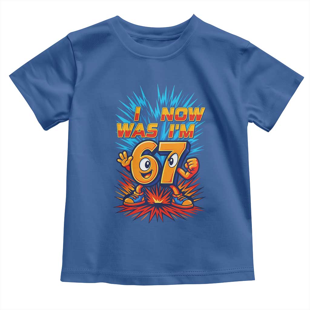 I Was 6 Now I'm 7 Italian Brainrot Meme Gift for Boy Kid Toddler T Shirt