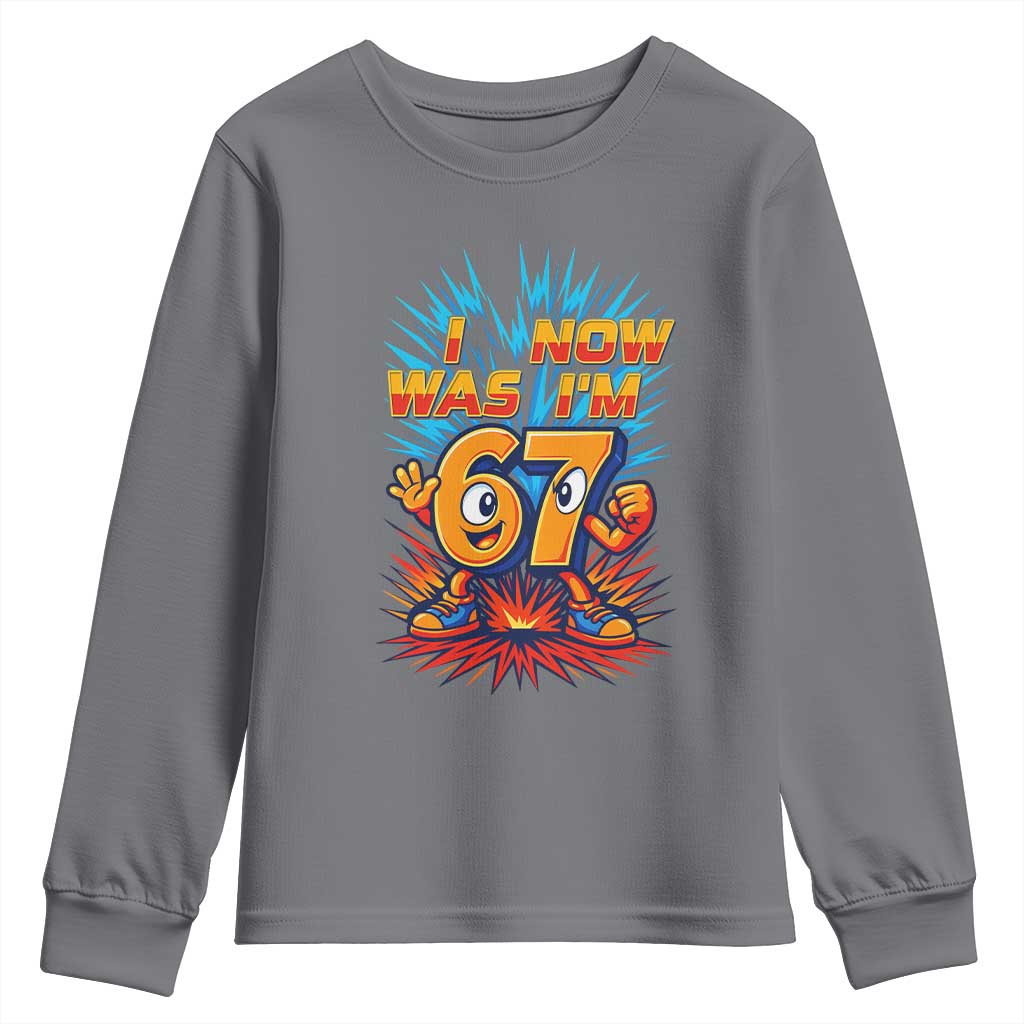 I Was 6 Now I'm 7 Italian Brainrot Meme Gift for Boy Kid Youth Sweatshirt