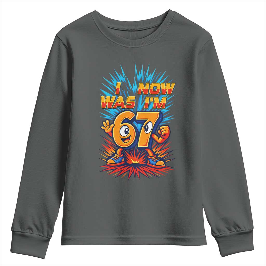 I Was 6 Now I'm 7 Italian Brainrot Meme Gift for Boy Kid Youth Sweatshirt