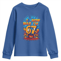 I Was 6 Now I'm 7 Italian Brainrot Meme Gift for Boy Kid Youth Sweatshirt