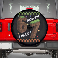 7th Birthday I Was 6 Now Im 7 Spare Tire Cover Unlocked 67 Boys Kids Youth