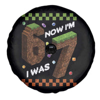 7th Birthday I Was 6 Now Im 7 Spare Tire Cover Unlocked 67 Boys Kids Youth