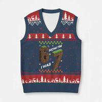 7th Birthday I Was 6 Now Im 7 V-Neck Knit Sweater Vest Unlocked 67 Boys Kids Youth