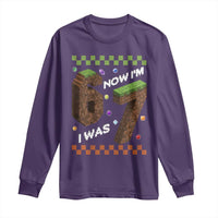 7th Birthday I Was 6 Now Im 7 Long Sleeve Shirt Unlocked 67 Boys Kids Youth