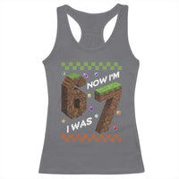 7th Birthday I Was 6 Now Im 7 Racerback Tank Top Unlocked 67 Boys Kids Youth