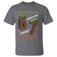 7th Birthday I Was 6 Now Im 7 T Shirt Unlocked 67 Boys Kids Youth