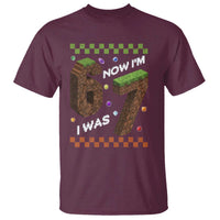 7th Birthday I Was 6 Now Im 7 T Shirt Unlocked 67 Boys Kids Youth