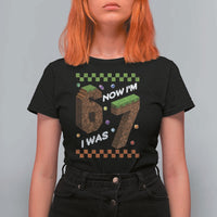 7th Birthday I Was 6 Now Im 7 T Shirt For Women Unlocked 67 Boys Kids Youth