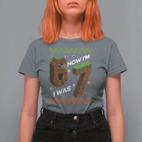 7th Birthday I Was 6 Now Im 7 T Shirt For Women Unlocked 67 Boys Kids Youth
