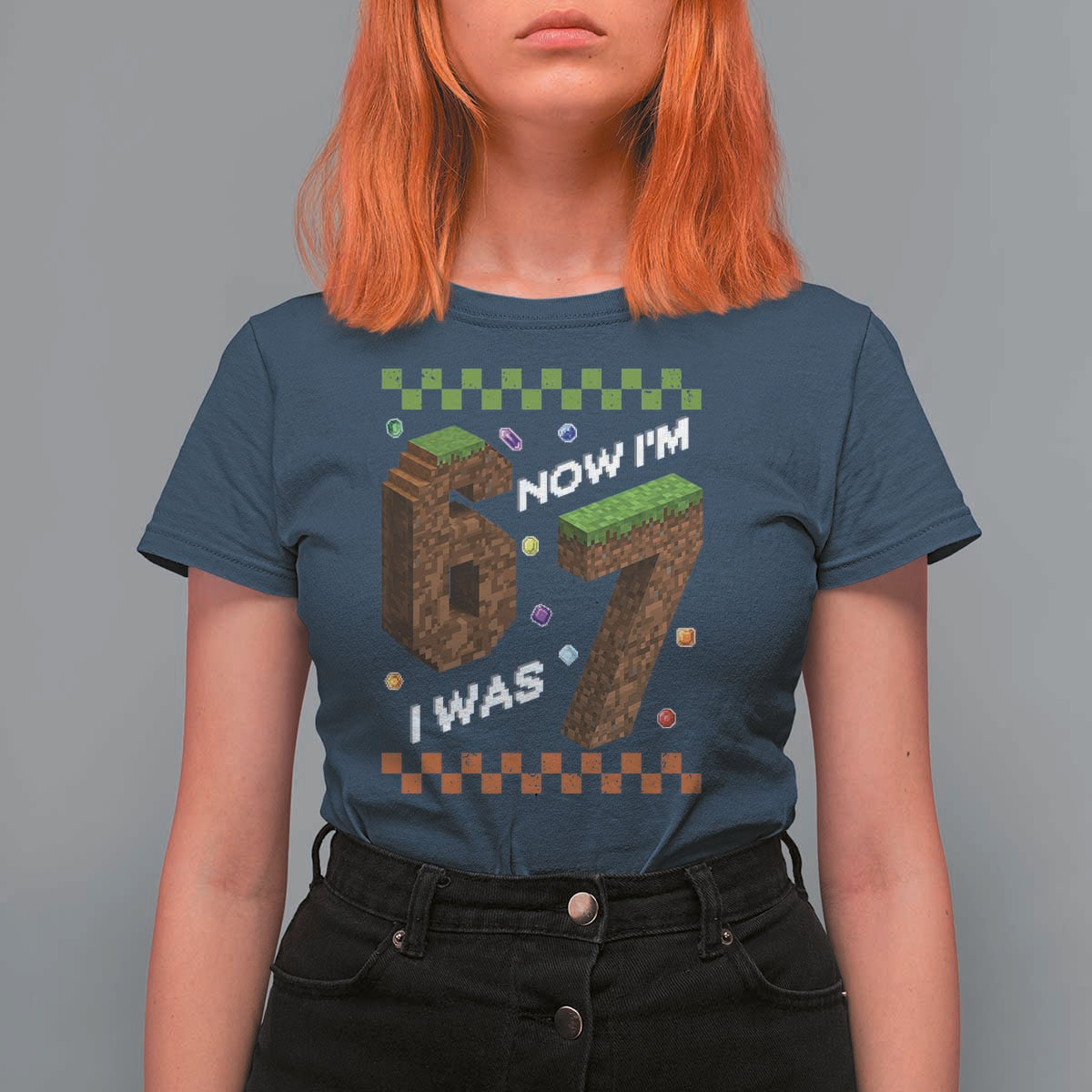 7th Birthday I Was 6 Now Im 7 T Shirt For Women Unlocked 67 Boys Kids Youth