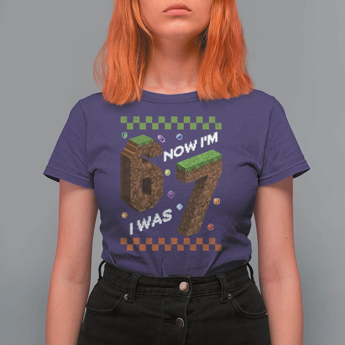 7th Birthday I Was 6 Now Im 7 T Shirt For Women Unlocked 67 Boys Kids Youth