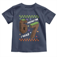 7th Birthday I Was 6 Now Im 7 Toddler T Shirt Unlocked 67 Boys Kids Youth