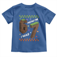 7th Birthday I Was 6 Now Im 7 Toddler T Shirt Unlocked 67 Boys Kids Youth