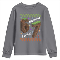 7th Birthday I Was 6 Now Im 7 Youth Sweatshirt Unlocked 67 Boys Kids Youth