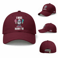 I Was 6 Now I'm 7 Baseball Cap Baseball Ice Cream Drip Number 67 Player