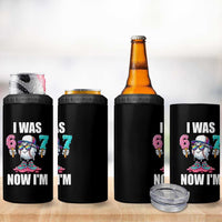 I Was 6 Now I'm 7 4 in 1 Can Cooler Tumbler Baseball Ice Cream Drip Number 67 Player