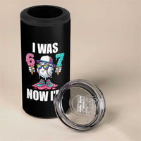 I Was 6 Now I'm 7 4 in 1 Can Cooler Tumbler Baseball Ice Cream Drip Number 67 Player