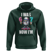 I Was 6 Now I'm 7 Hoodie Baseball Ice Cream Drip Number 67 Player