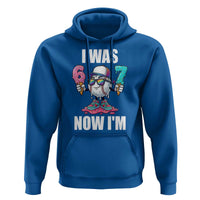 I Was 6 Now I'm 7 Hoodie Baseball Ice Cream Drip Number 67 Player