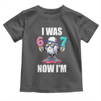 I Was 6 Now I'm 7 Toddler T Shirt Baseball Ice Cream Drip Number 67 Player