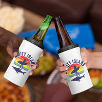 Amity Island 4 in 1 Can Cooler Tumbler Retro Surfing Board Humor