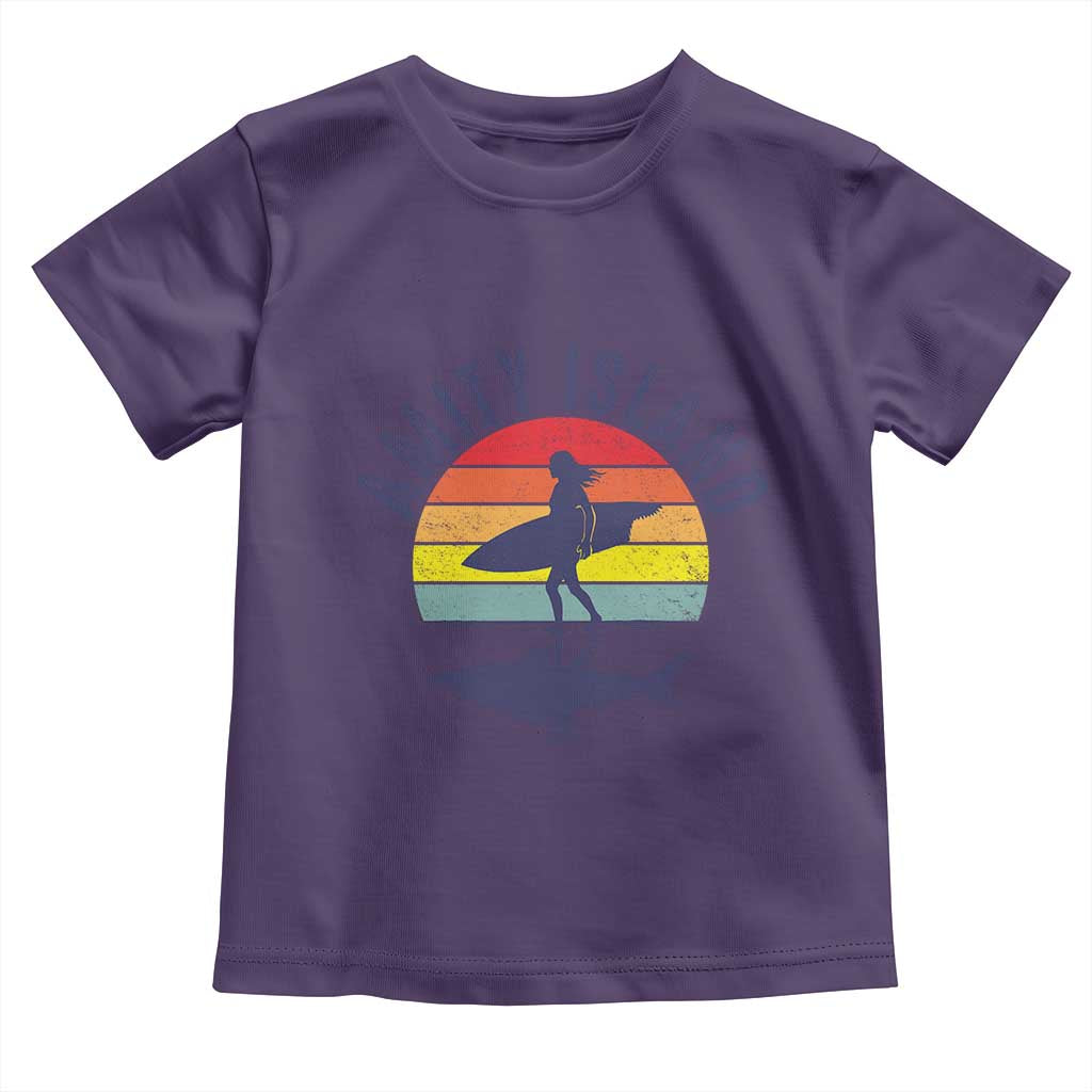 Amity Island Toddler T Shirt Retro Surfing Board Humor - Wonder Print Shop