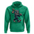 Funny Bigfoot Baseball Hoodie Sasquatch American Flag Ice Cream - Wonder Print Shop