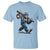 Funny Bigfoot Baseball T Shirt Sasquatch American Flag Ice Cream - Wonder Print Shop