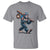 Funny Bigfoot Baseball T Shirt Sasquatch American Flag Ice Cream - Wonder Print Shop