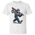Funny Bigfoot Baseball T Shirt Sasquatch American Flag Ice Cream - Wonder Print Shop