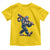 Funny Bigfoot Baseball Toddler T Shirt Sasquatch American Flag Ice Cream - Wonder Print Shop