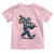 Funny Bigfoot Baseball Toddler T Shirt Sasquatch American Flag Ice Cream - Wonder Print Shop