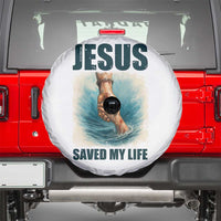 Jesus Saved My Life Spare Tire Cover Christian Bible Verse - Wonder Print Shop