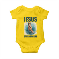 Jesus Saved My Life Baby Onesie Christian Bible Verse - Wonder Print Shop