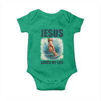 Jesus Saved My Life Baby Onesie Christian Bible Verse - Wonder Print Shop