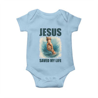 Jesus Saved My Life Baby Onesie Christian Bible Verse - Wonder Print Shop