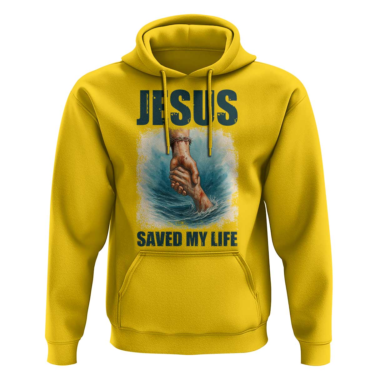 Jesus Saved My Life Hoodie Christian Bible Verse - Wonder Print Shop