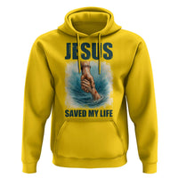 Jesus Saved My Life Hoodie Christian Bible Verse - Wonder Print Shop
