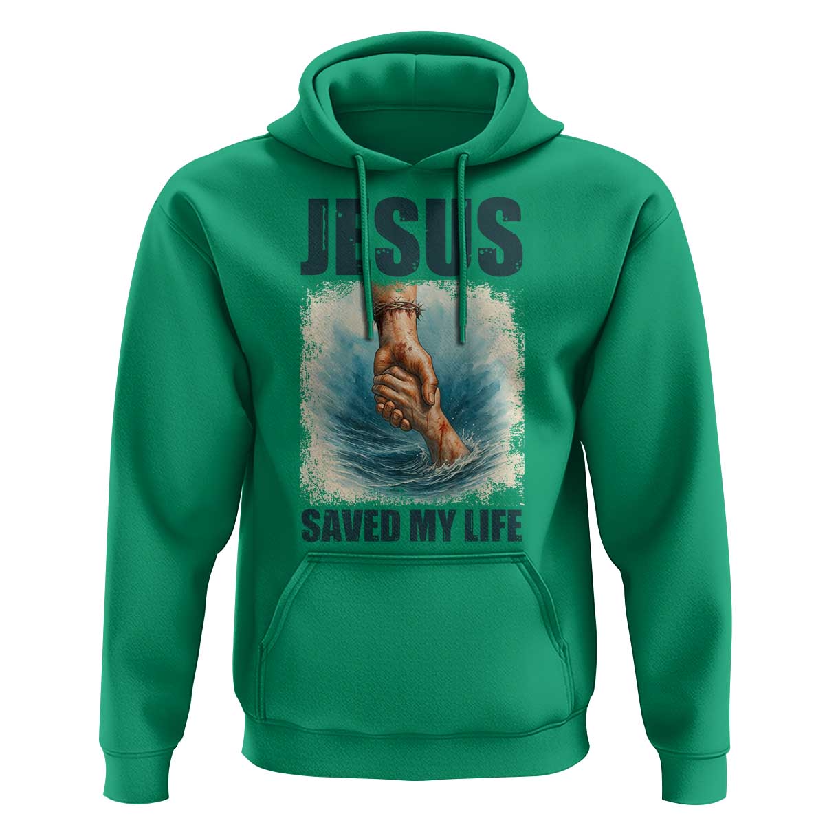 Jesus Saved My Life Hoodie Christian Bible Verse - Wonder Print Shop