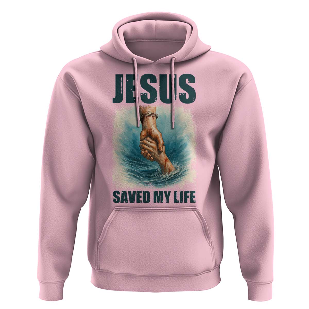 Jesus Saved My Life Hoodie Christian Bible Verse - Wonder Print Shop