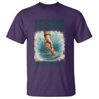 Jesus Saved My Life T Shirt Christian Bible Verse - Wonder Print Shop