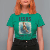 Jesus Saved My Life T Shirt For Women Christian Bible Verse - Wonder Print Shop
