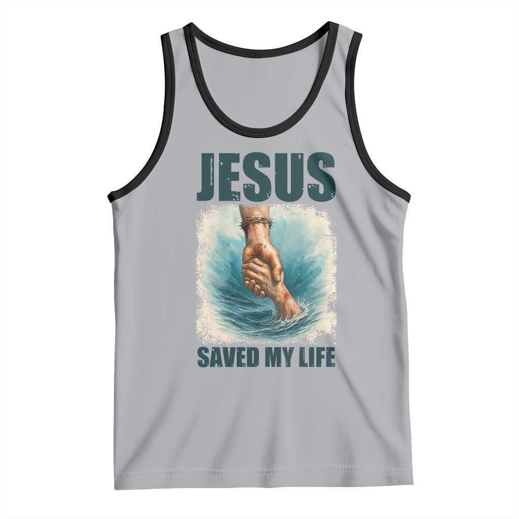 Jesus Saved My Life Tank Top Christian Bible Verse - Wonder Print Shop