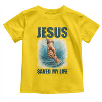 Jesus Saved My Life Toddler T Shirt Christian Bible Verse - Wonder Print Shop