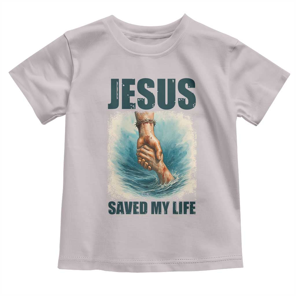 Jesus Saved My Life Toddler T Shirt Christian Bible Verse - Wonder Print Shop
