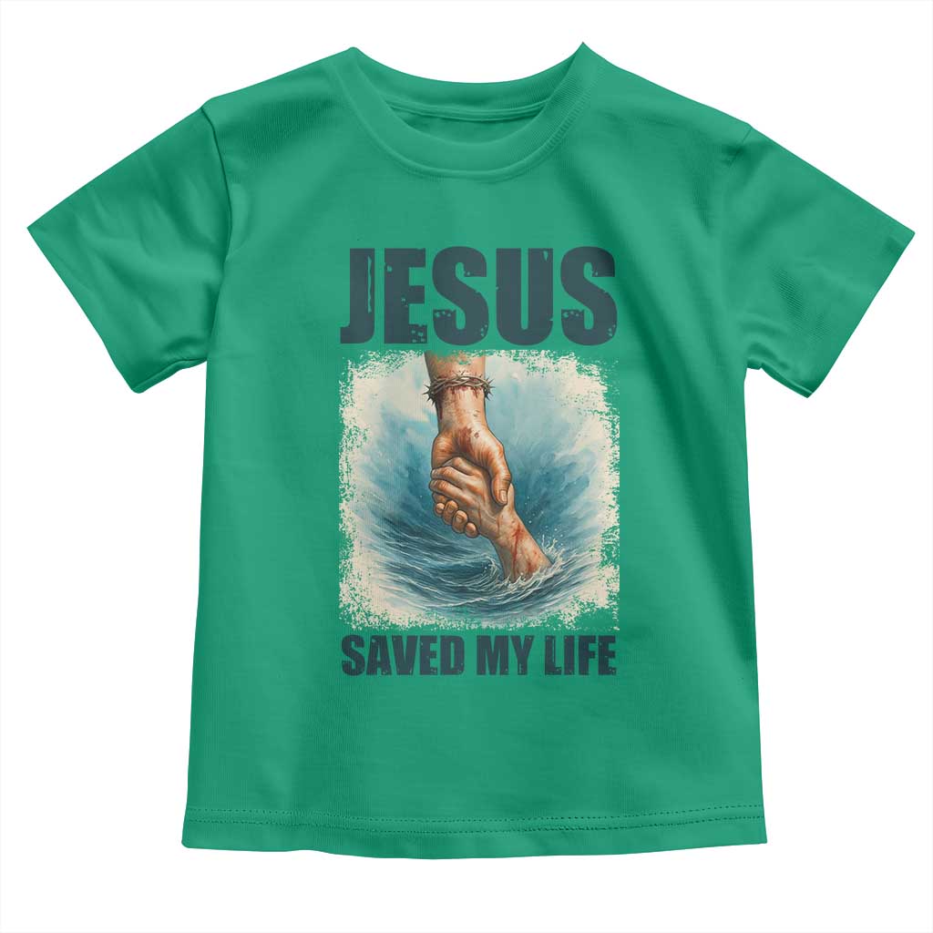 Jesus Saved My Life Toddler T Shirt Christian Bible Verse - Wonder Print Shop