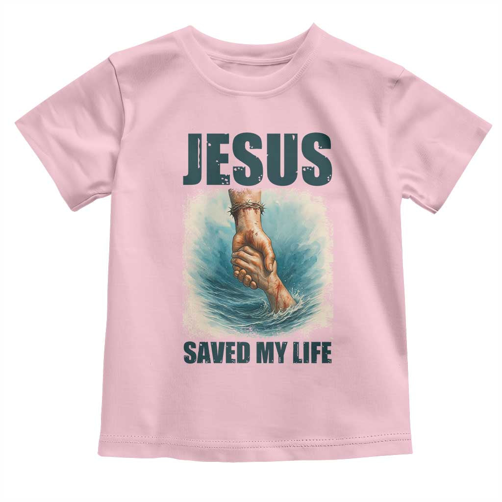 Jesus Saved My Life Toddler T Shirt Christian Bible Verse - Wonder Print Shop
