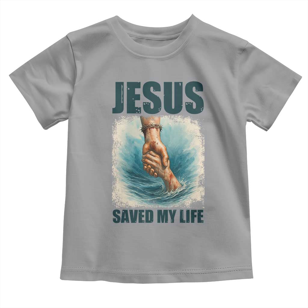Jesus Saved My Life Toddler T Shirt Christian Bible Verse - Wonder Print Shop