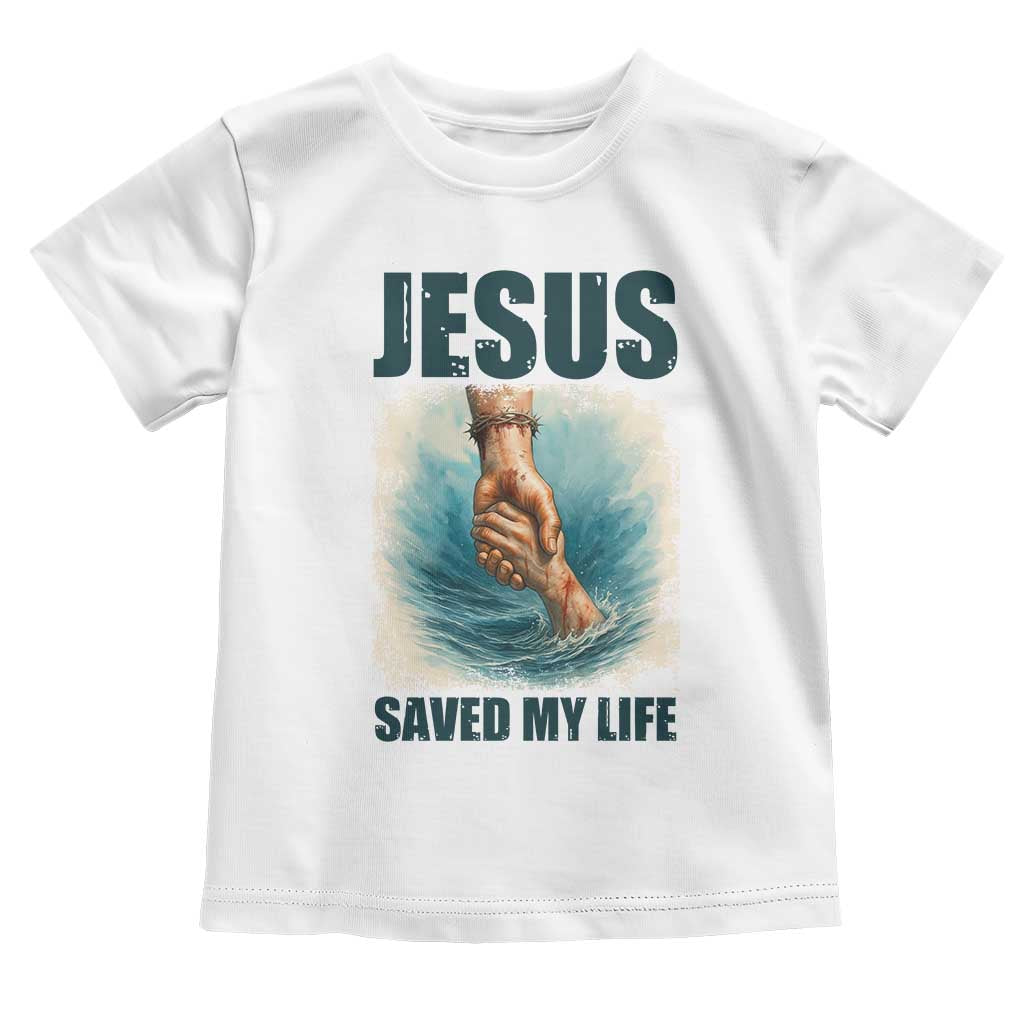 Jesus Saved My Life Toddler T Shirt Christian Bible Verse - Wonder Print Shop